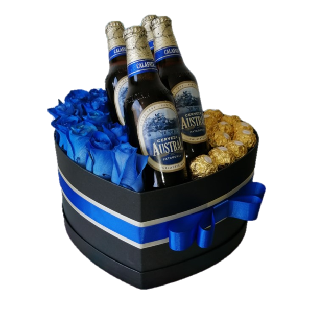 BOX CORAZON CALAFATE BLUE