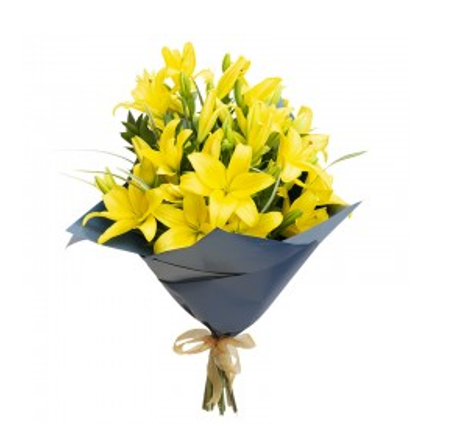 RAMO DE LILIUM AMARILLO