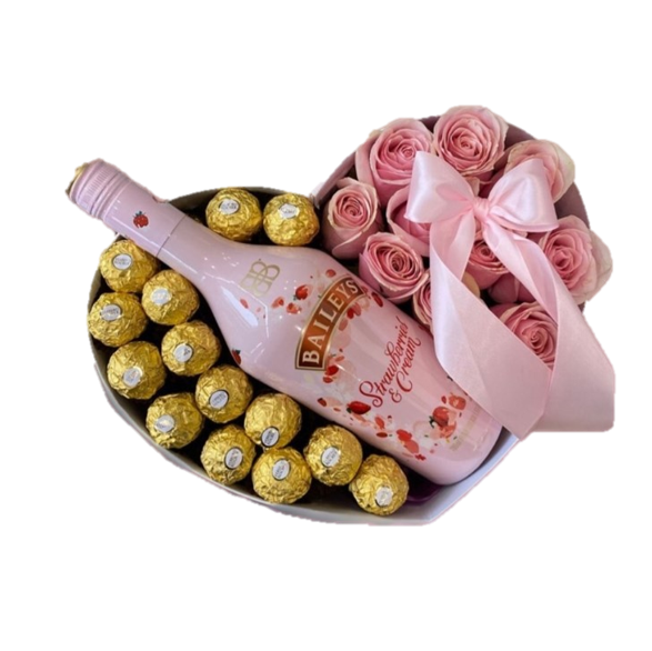 BOX BAILEY`S PINK FLORA