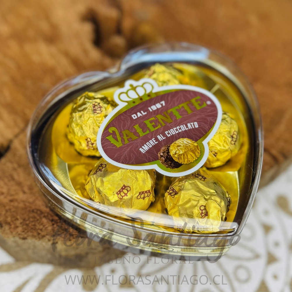 Bombones Valentte corazón 63g