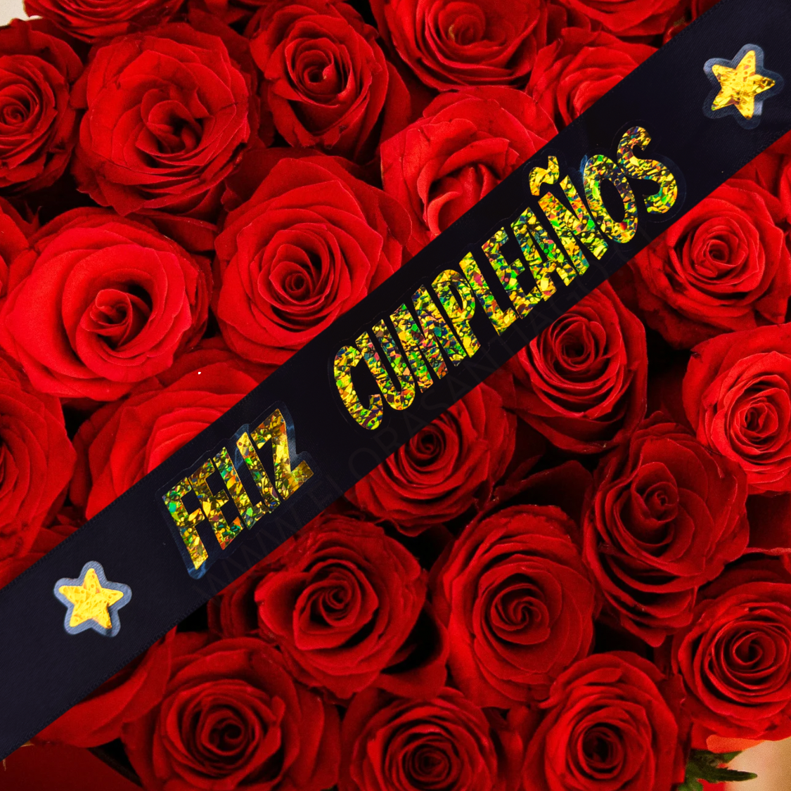 Cinta feliz cumpleaños