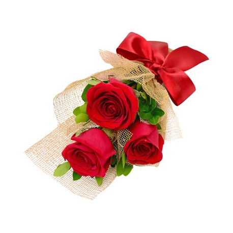 RAMO DE 3 ROSAS EN ARPILLERA