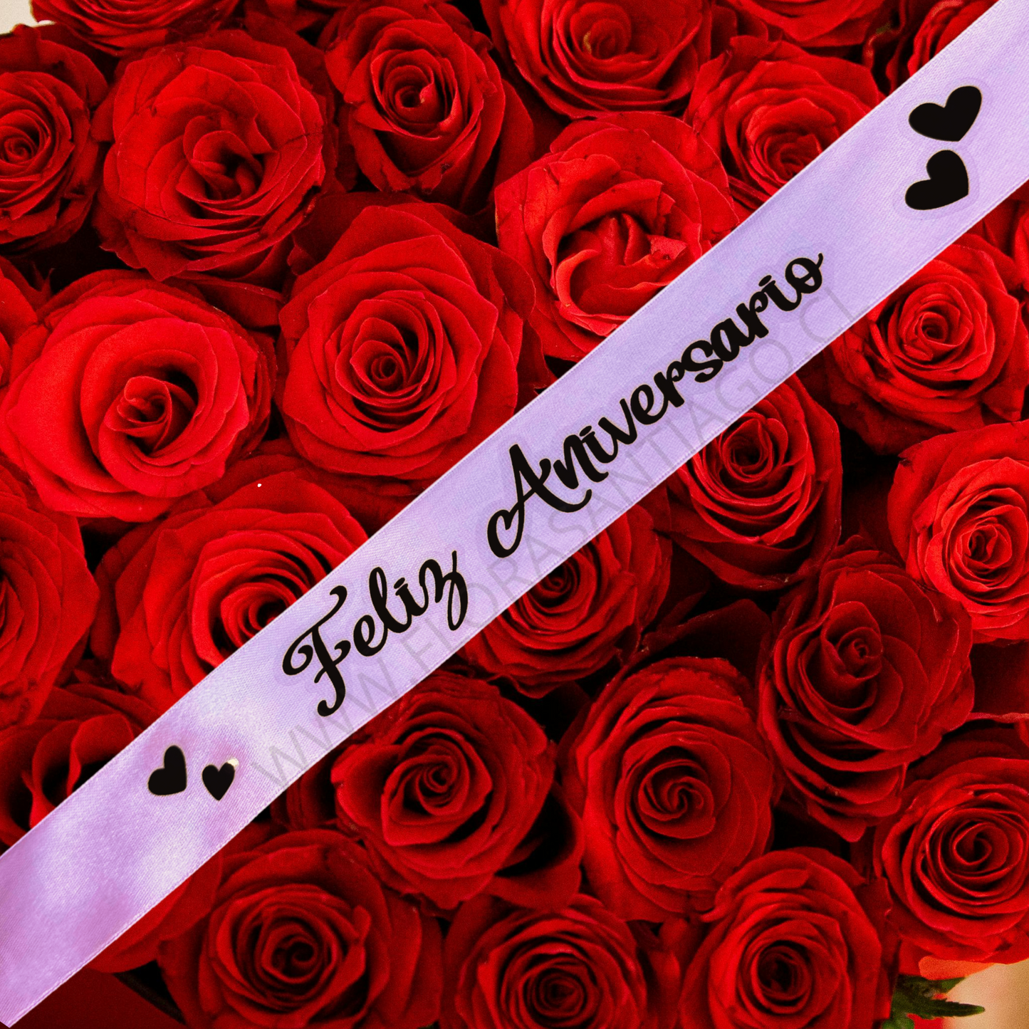 Cinta feliz aniversario