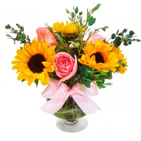 COPA DE FLORES PRIMAVERALES