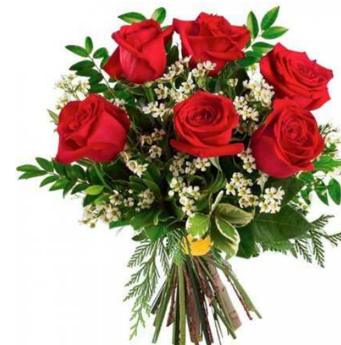 Bouquet de 8 Rosas Rojas
