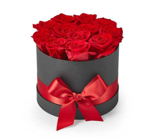 Box Cilíndrico 12 Rosas