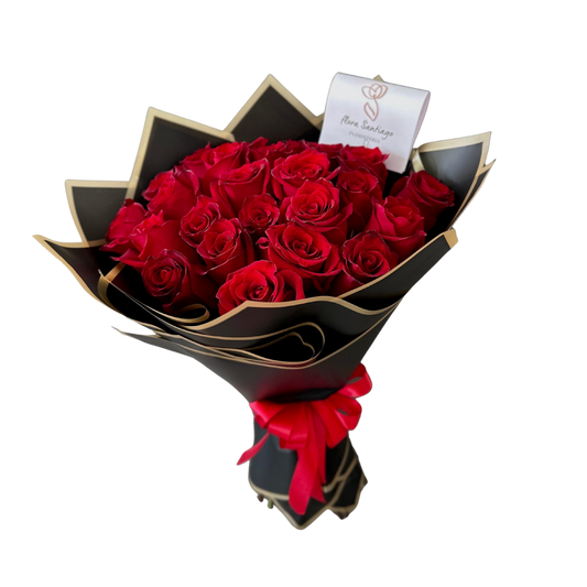 RAMO DE ROSAS ROJAS