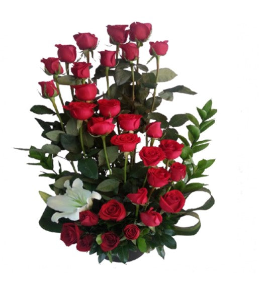 ESPIRAL DE 24 ROSAS IMPORTADAS