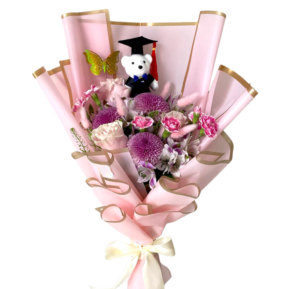 Ramo de flores para graduación