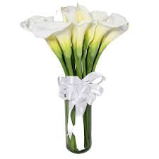 Florero con calas