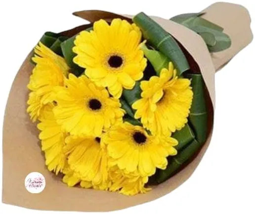 Ramo de gerberas amarillas