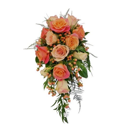 BOUQUET DE NOVIA EN CASCADA