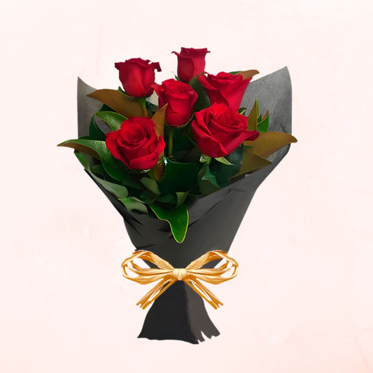 Ramo de 6 Rosas Rojas