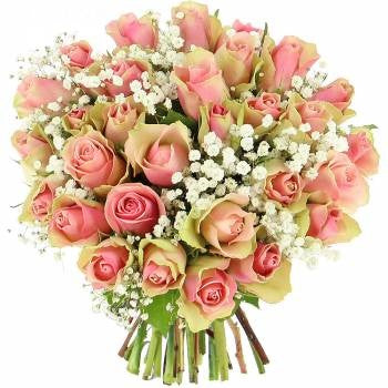 RAMO DE 24 ROSAS HERMOSAS CON GYPSUPHILIA