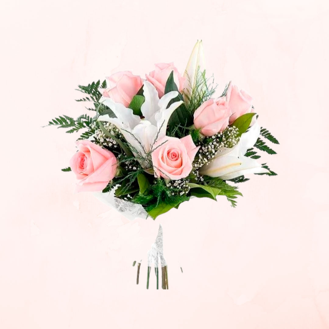 Bouquet de Novia de Rosas y Lilium